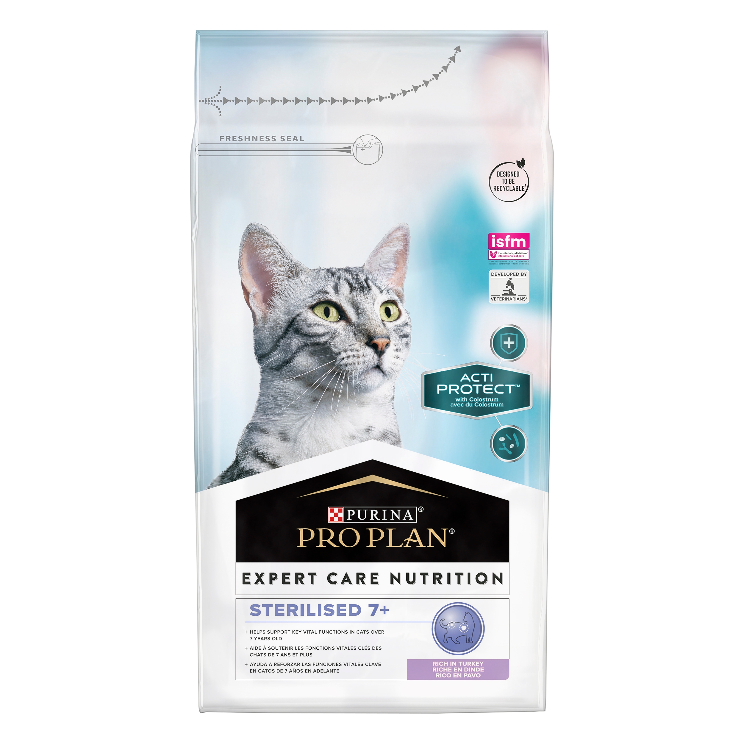 Purina Pro Plan Expert Care Sterilised cu curcan 7+ ani | Purina RO