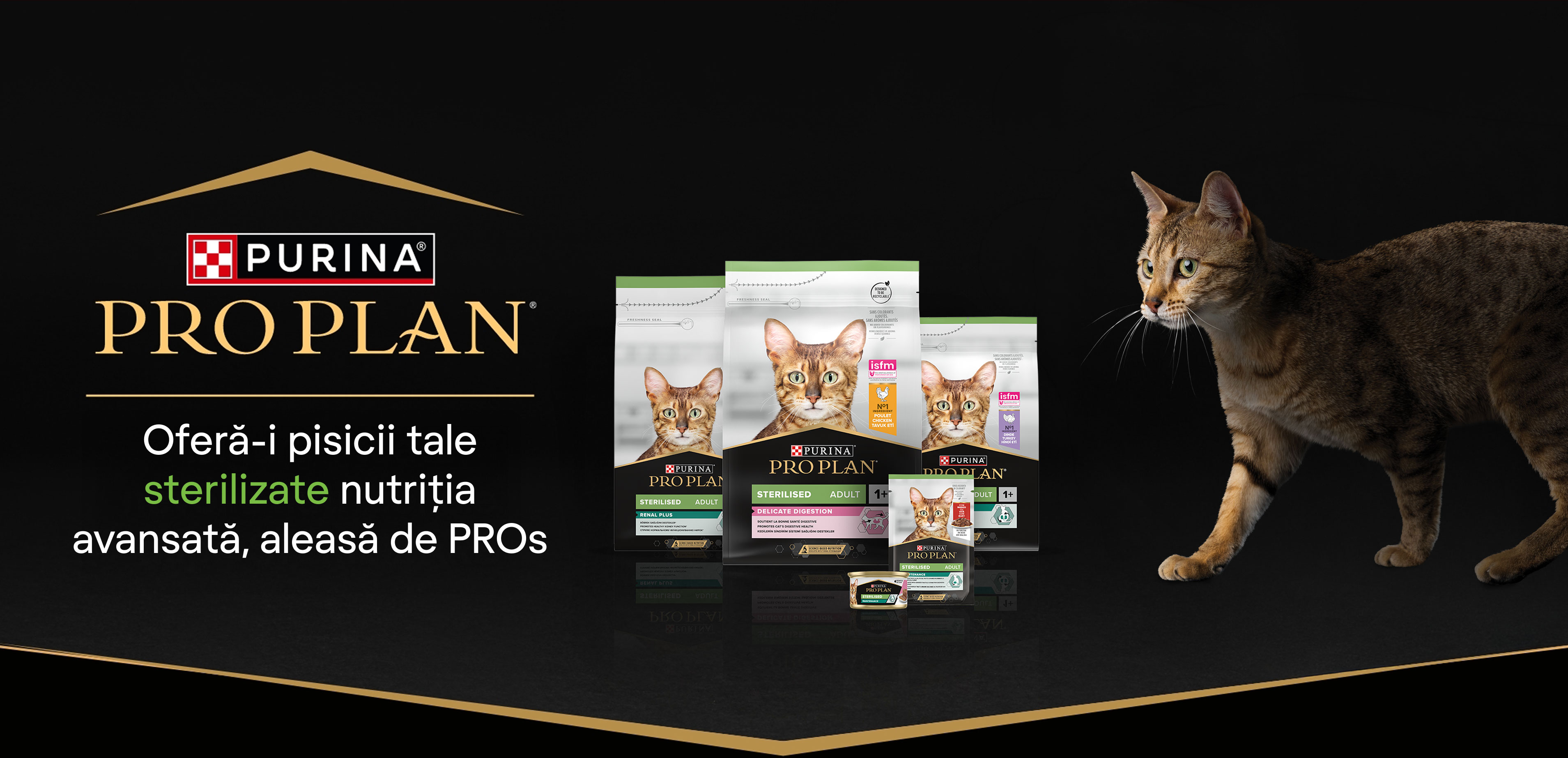 Purina PRO PLAN - hrana pentru pisici sterilizate
