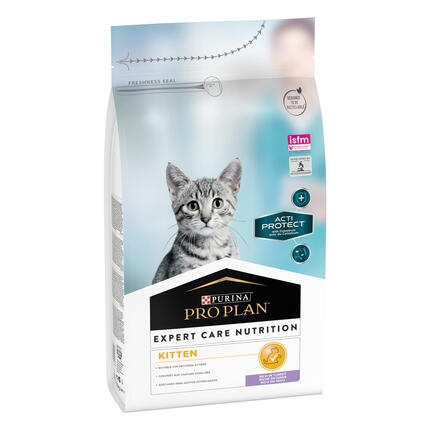 PURINA PRO PLAN EXPERT CARE NUTRITION Junior cu Curcan hrana uscata pisici