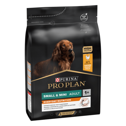 PURINA PRO PLAN ADULT Everyday Nutrition hrana uscata caini Talie Mica si Foarte Mica bogat in pui