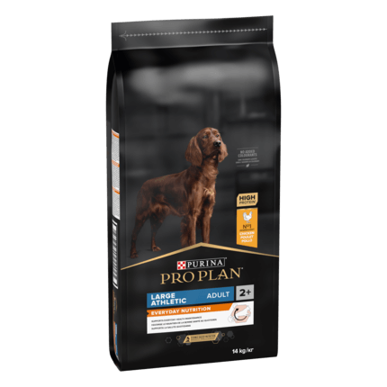 PURINA PRO PLAN ADULT Everyday Nutrition hrana uscata caini Talie Mare Atletica bogat in pui