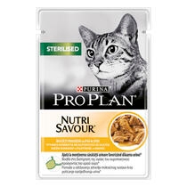 PRO PLAN STERILISED NUTRISAVOUR cu Pui 85 g
