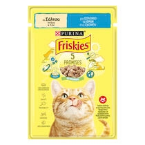 FRISKIES Adult cu Somon în Sos 85 g