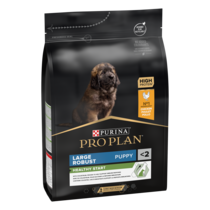 PURINA PRO PLAN PUPPY Healthy Start hrana uscata caini junior Talie Mare Robusta bogat in pui