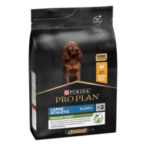 PURINA PRO PLAN PUPPY Healthy Start hrana uscata caini Talie Mare Atletica bogat in pui