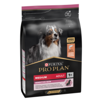 PURINA PRO PLAN ADULT Sensitive Skin hrana uscata caini Talie Medie bogat in somon