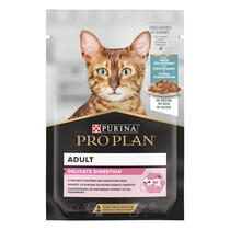 PURINA PRO PLAN DELICATE DIGESTION, cu Peste Oceanic în sos, hrana umeda pentru pisici