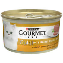 GOURMET GOLD Pate, cu Ficat, hrana umeda pentru pisici