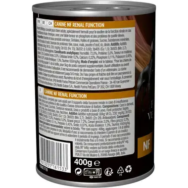 PURINA PRO PLAN VETERINARY DIETS NF Renal Function hrana umeda caini