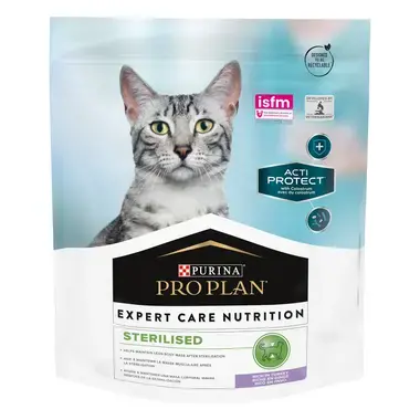 PURINA PRO PLAN EXPERT CARE NUTRITION Sterilised cu Curcan hrana uscata pisici