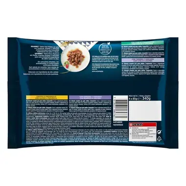 GOURMET PERLE Vitel Iepure Morcovi Miel Legume
