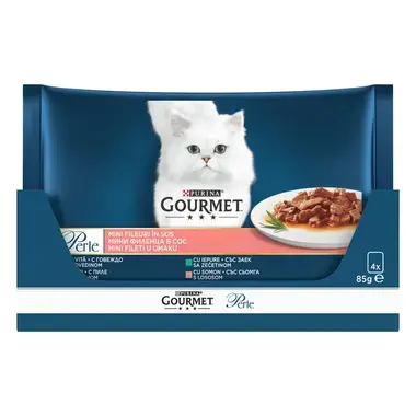 GOURMET PERLE Vita Pui Iepure Somon