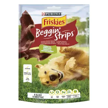 FRISKIES Beggin' Strips cu vita