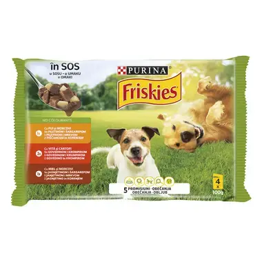 FRISKIES Adult cu Vita si Cartofi