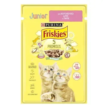 FRISKIES Junior cu Pui in Sos 85 g