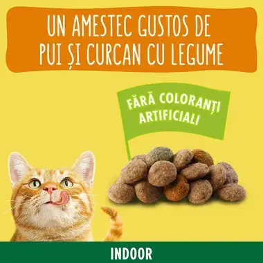 FRISKIES Adult Indoor cu Pui si Legume 1.5 kg