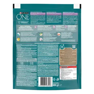 PURINA ONE® SENSITIVE, Cu conținut bogat în Curcan și Orez, hrană uscată pentru pisici