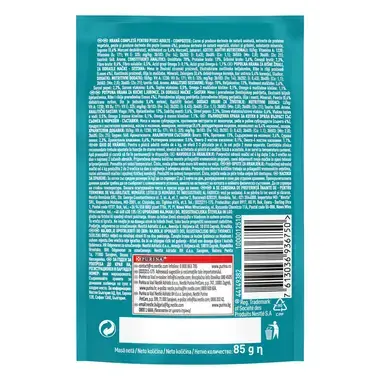 PURINA ONE® Sterilcat, mini fileuri cu Somon și Morcov în sos, hrană umedă pentru pisici