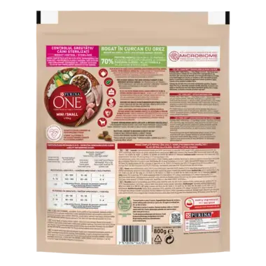 PURINA ONE MINI Weight Control cu Curcan si Orez