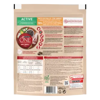 PURINA ONE MINI Active cu Pui si Orez