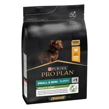 PURINA PRO PLAN PUPPY Healthy Start hrana uscata caini junior Talie Mica si Foarte Mica bogat in pui