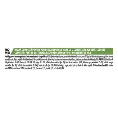 PURINA PRO PLAN PUPPY Healthy Start hrana uscata caini Talie Mare Robusta bogat in pui