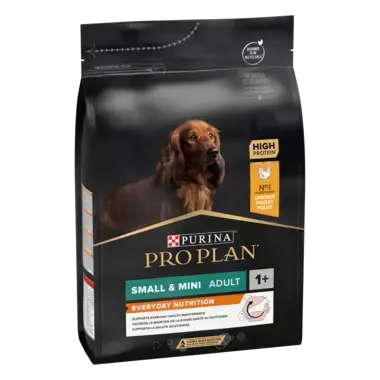 PURINA PRO PLAN ADULT Everyday Nutrition hrana uscata caini Talie Mica si Foarte Mica bogat in pui