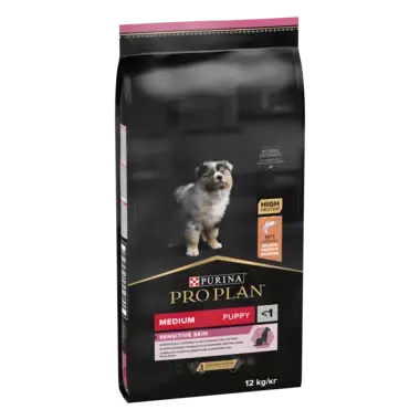 PURINA PRO PLAN Somon hrana uscata caini junior PUPPY Sensitive Skin Talie Medie