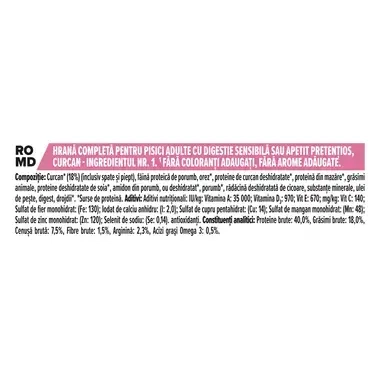 PURINA PRO PLAN ADULT Delicate Digestion bogat in curcan hrana uscata pisici