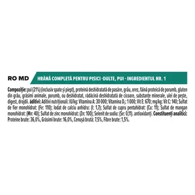 PURINA PRO PLAN ADULT Renal Plus bogat in pui hrana uscata pisici