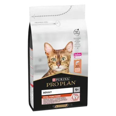 PURINA PRO PLAN ADULT Vital Functions bogat in somon hrana uscata pisici