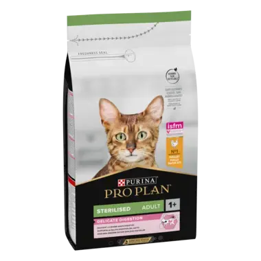 Hrana uscata pisici sterilizate PURINA PRO PLAN STERILISED Sensitive Digestion bogat in pui