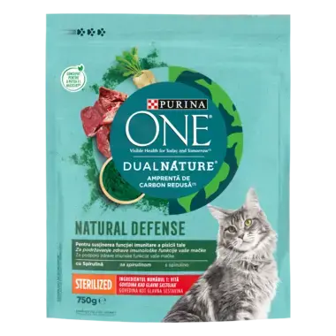 PURINA ONE DualNature Sterilized cu Vita, hrana uscata pisici sterilizate