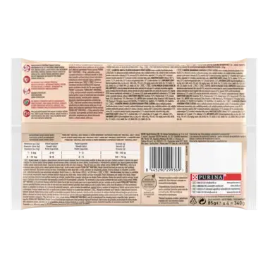 PURINA ONE MINI Adult, cu pui, morcovi, și fasole verde / cu vită, cartofi, și mazăre, în sos, hrană umedă pentru câini