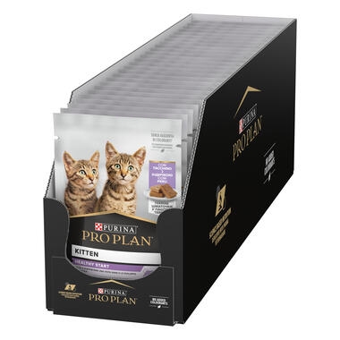 PURINA® PRO PLAN® Kitten HEALTHY START Terină cu curcan, hrană umedă completă pentru puii de pisică