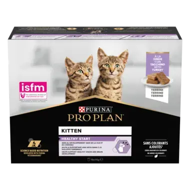 PURINA® PRO PLAN® Kitten HEALTHY START cu curcan în sos
