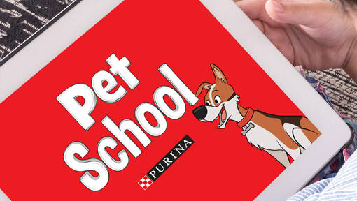 Logo-ul Purina Pet School