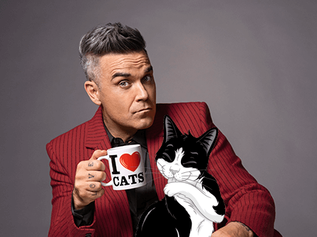 „Cele două pisici ale noastre sunt Priscilla și Elvis. Priscilla este o adevărată regină, iar Elvis este destul de obraznic.”