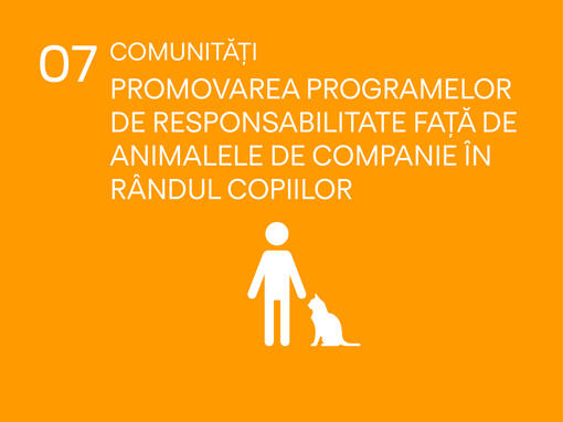 icon comunitati promovarea programelor de reponsabilitate fata de animalele de companie in randul copiilor	