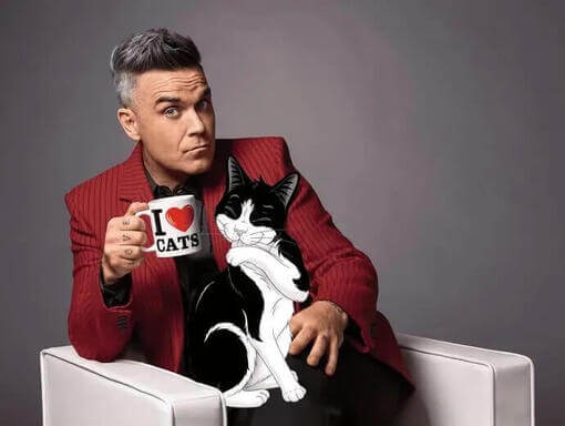 robbie williams si pisica felix